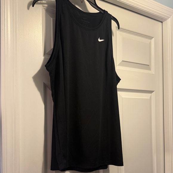 Nike Tops - Nike Black Tank Top with White Logo Woman’s Size XL. NWT